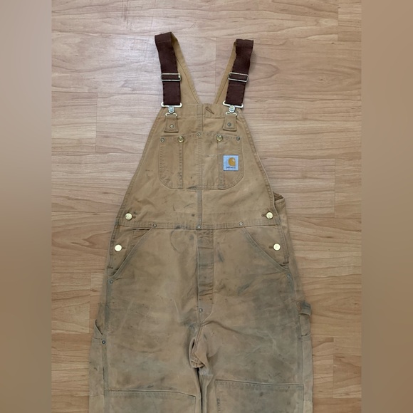 🏷️Carhartt Double-Knee Workwear Overalls (32x32) - Picture 3 of 9